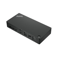 Lenovo 40AY0090UK laptop dock/port replicator Wired USB 3.2 Gen 1 (3.1 Gen 1) Type-C Black