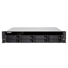 QNAP TS-877XU-RP-3600-8G NAS Rack (2U) AMD Ryzen™ 5 8 GB DDR4 128 TB HDD QNAP Turbo System Black