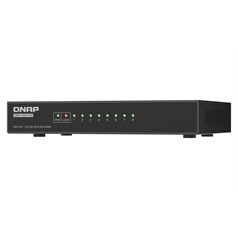 QNAP QSW-1108-8T-R2 network switch Unmanaged 2.5G Ethernet (100/1000/2500) Desktop Black