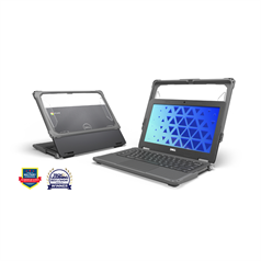 MAXCases Extreme Shell-F3 Slide Case for Dell 3100/3110/3120 Chromebook Clamshell 11.6in (Grey)