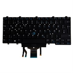 Dell German Keyboard 80 Keys Backlit for Latitude 7450/7650