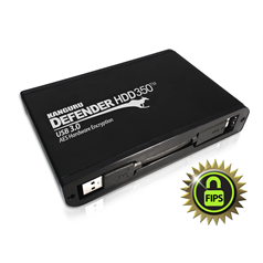 iStorage 5TB Kanguru Defender HDD350 - Encrypted USB3 Hard Drive (FIPS 140-2)