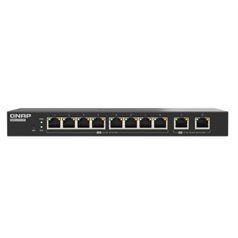 QNAP QSW-L2110-10T 8 ports 2.5GbE RJ45 2 ports 10GbE RJ45 lite managed switch