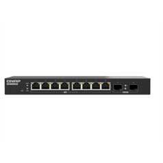 QNAP QSW-L2110-2S8T 8 ports 2.5GbE RJ45 2 ports 10GbE SFP+ lite managed switch