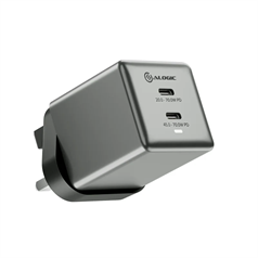 ALOGIC 2X70 Rapid Power 70W GaN Charger 2xUSB-C (UK Version)