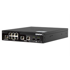 QNAP QSW-M2106PR-2S2T network switch Managed L2 10G Ethernet (100/1000/10000) Power over Ethernet (PoE) 1U Black