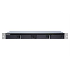 QNAP TS-431XeU NAS Rack (1U) Annapurna Labs Alpine AL-314 2 GB DDR3 0 TB QNAP QTS Black, Stainless steel