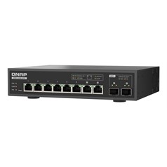 QNAP QSW-L3208-2C6T network switch Managed L2 10G Ethernet (100/1000/10000) Desktop Black