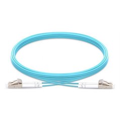 Origin Storage LC-LC OM4 Fibre Patch Cable Multimode Duplex Aqua 0.5m