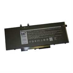 BTI Replacement 4 cell battery for Dell Precision 3540 Latitude 5300 5300 2-in-1 5400 5310 5310 2-in-1 5410 5500 7300 7310 7400 7400 2-in-1 7410 9410 2-in-1 9510 replacing OEM part numbers 4GVMP 492-BCBK 9JRYT C5GV2 R7WM X77XY // 7.6V 68Wh
