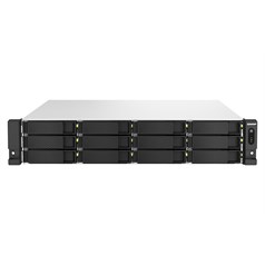 QNAP TS-h1887XU-RP NAS Rack (2U) Intel Xeon E E-2334 16 GB DDR4 0 TB QuTS hero Black, White
