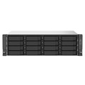 QNAP TS-1673AU-RP-16G NAS/storage server Rack (3U) Ryzen Embedded V1500B 16 GB DDR4 0 TB QNAP QTS Black, Grey