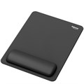 Fellowes Breyta XL Mouse Mat Wrist Rest XL Mouse Pad Wrist Support with Antibacterial Protection Ergonomic Mouse Mat Black