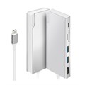 ALOGIC Ultra USB-C Dock UNI - 2 x USB-A (USB 3.0); 1 x USB-C (Data/PD 100W); 1 x SD Card Slot; 1 x Micro SD Card Slot; 1 x HDMI 4K @30Hz - Silver