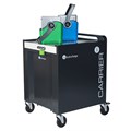 LocknCharge Carrier 30 Portable device management cart Black, Blue, Green, Metallic