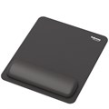 Fellowes Breyta Mouse Mat Wrist Rest Mouse Pad Wrist Support with Antibacterial Protection Ergonomic Mouse Mat Black