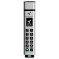 DataLocker Sentry K350 128 GB Encrypted USB Drive, FIPS 140-3 L3, AES 256-bit, MIL-STD-810G, Display with Keypad, USB A Connector compatible with 3.2 Gen 1 & USB 2.0