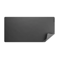 ALOGIC Duo Reversible Desk Mat with Premium Felt and Vegan Leather - Dark Grey/Black