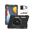 MAXCases Shield Case for iPad 7/8/9th gen (10.2in) with Hand strap shoulder strap & screen protector (Black)