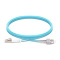 Origin Storage LC-SC OM3 Fibre Optic Cable Multimode Duplex - Aqua 1m