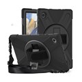 MAXCases Shield Case for iPad 10th (10.9") & 11th Gen (A16 11") (Black) with Shoulder Strap & Hand Strap & Stylus Holder