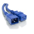 Origin Storage 1m IEC C20 - IEC C19 IEC Lock Blue PVC 1.5mm Power Leads