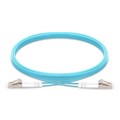 Origin Storage LC-LC OM4 Fibre Patch Cable Multimode Duplex Aqua 0.5m