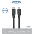 Origin Storage USB-C-C Magnetic cable 3.2 10Gbps 100W 20V 5A