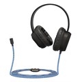 MAXCases Extreme Headset w/braided cable, inline volume control and built-in microphone w/USB Connector