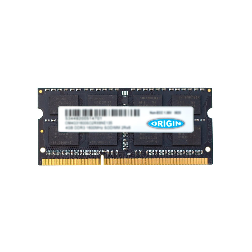 Origin Storage 8GB DDR3 1600MHz SODIMM 2Rx8 Non ECC 1.35V