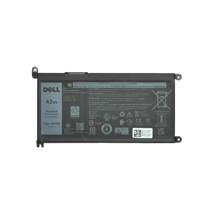 Dell Replacement Battery for Inspiron 13 5368 15 5565 17 5765 Latitude 13 3379 Vostro 14 5468 replacing OEM part number(s) WDX0R 11.4V 3684mAh